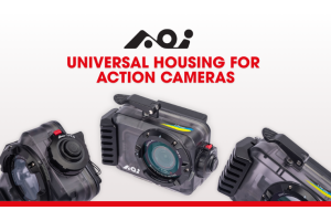 AOI UH-ACT underwater housing compatible with GoPro, DJI, and Insta36
