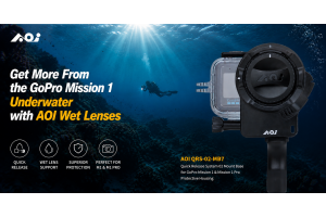 Get More From the GoPro Mission 1 Underwater with AOI Wet Lenses