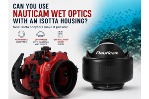 Nauticam wet optics on Isotta underwater housing