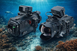 Gates underwater housing for professional cinema cameras used in underwater cinematography
