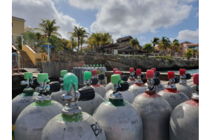 Dive tanks Bonaire