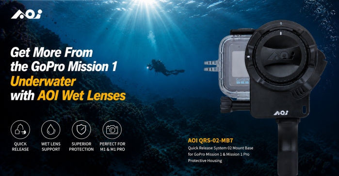 Get More From the GoPro Mission 1 Underwater with AOI Wet Lenses