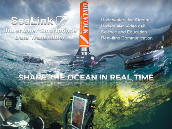 Divevolk Sealink internet onder water