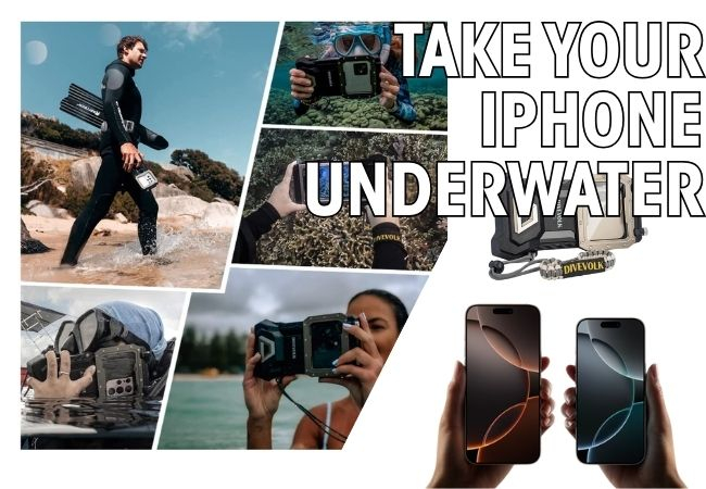 Divevolk waterproof iPhone case for underwater photography and videos