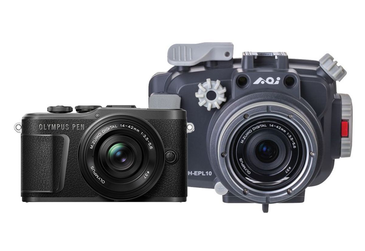 Rental Olympus PEN E-PL10 underwatercamera