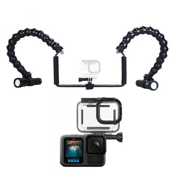 GoPro HERO 13 Protective Housing with 2x 1300lm light package