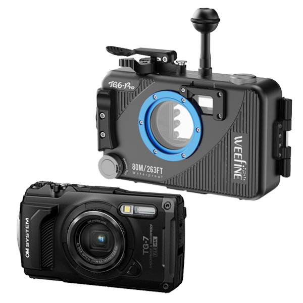 OM SYSTEM Tough TG-7 WeeFine TG-PRO underwater housing set