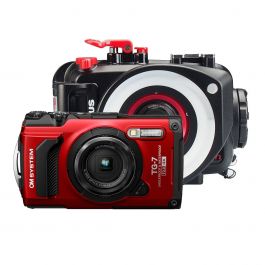 Olympus TG-7 Red Super Macro Diver Kit