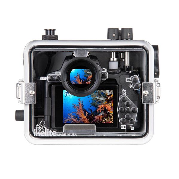 Canon EOS 250D + 18-55 STM + Ikelite housing + port