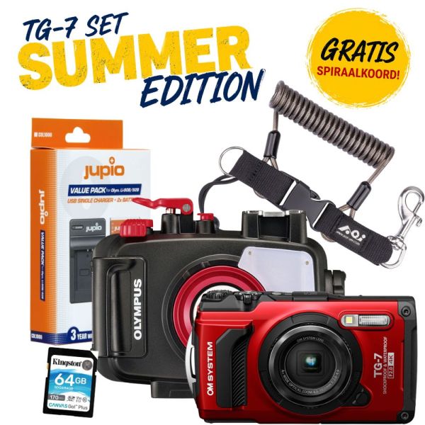 OM System TG-7 red starter pack
