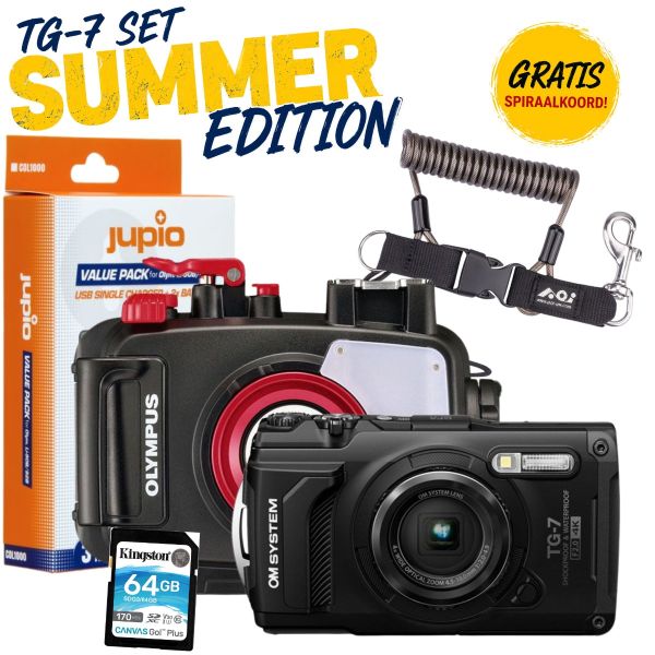 OM System TG-7 black starter pack