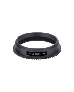 AOI Zoom Gear-1 for M.ZUIKO DIGITAL ED 14-42mm F3.5-5.6 EZ in AOI underwater housing.