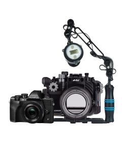 Olympus E-M10 IV with AOI underwater housing Pro Flash Q1i Kit – Image 1