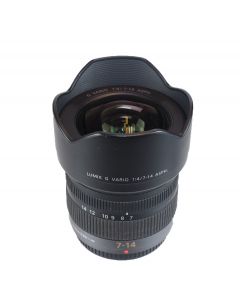 Used Panasonic G Vario 1:4/7-14 ASPH Lumix zoom lens – Image 1