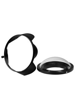 Isotta Dome Port 4,5" optical glass -B102 H47 (AS828)
