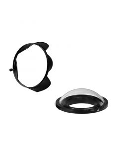 Isotta Dome Port 3,3" optical glass -B120 -H40 (AS739)