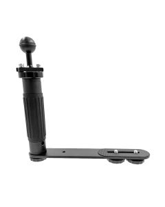 JVC Aluminum tray and handgrip with 1# ball mount – Image 1