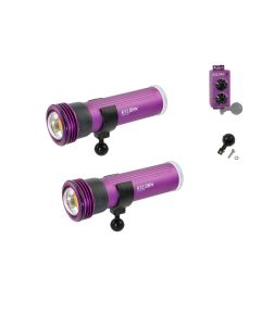 Keldan bundle: 2 x Video 8XR CRI86, RC 2 Remote Control w. Ball adapter – Image 1