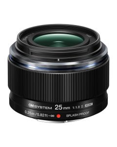 OM SYSTEM M.Zuiko Digital ED 25mm F1.8 II / EW-M2518-2 black – Image 1