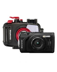 OM System Tough TG-7 Black + PT-059 underwater housing – Image 1