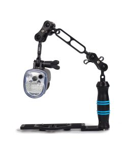 Sea&Sea YS-01 SOLIS package with aluminium tray and ball arm – Image 1