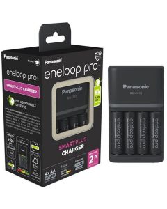 Panasonic quick charger + 4 x Eneloop Pro AA 2500 mAh batt. – Image 1
