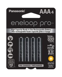 Panasonic Eneloop Pro AAA 930mAh 4-pack penlite batteries – Image 1