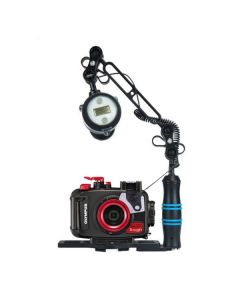 OM System TG-7 Black Pro Flash Q1i Diver Kit