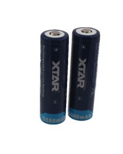 Used battery set Xtar 21700 5000 mAh