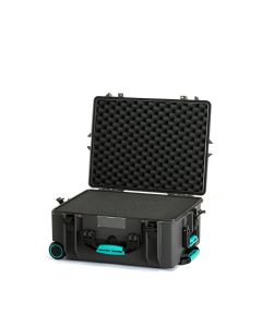 HPRC #2600 Wheels case with cubed foam - black/blue