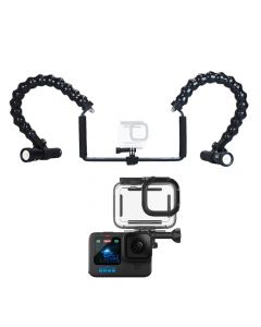 GoPro Hero12 + Protective Housing with 2x 1300lm light package