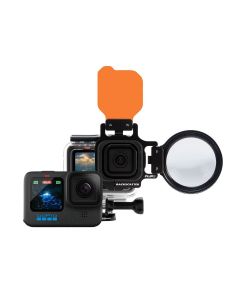 GoPro Hero12 + Protective Housing with filterset and macrolens