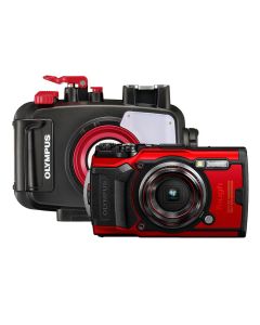 The Olympus Stylus Tough TG-6 underwater camera is based on the famous Olympus TG-5. This compact camera is waterproof up to15 meters. When combined with incuded Olympus housing even up to 45 meters.