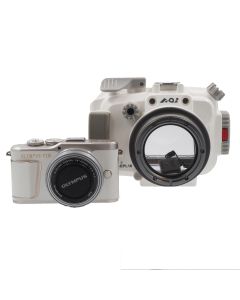 Used Olympus E-PL10 Inclusive AOi Underwater housing – Image 1