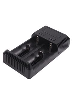 Gebruikte Nitecore i2 lader + 2x NL1835HP 3500mAh accu's – Image 1
