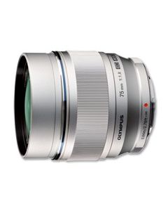 Olympus M.ZUIKO DIGITAL ED 75mm 1:1:8 silver – Image 1