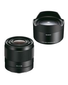 Sony SEL 28mm F2 with Ultra wide converter- Full Frame lens