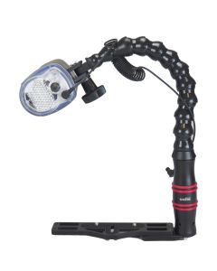 Sea&Sea YS-01 SOLIS package with aluminum tray and flex arm – Image 1