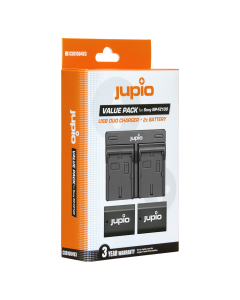 Jupio Value Pack: 2X Batt NP-FZ100 2040MAH+USB Dual Charger