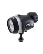 AOI UCS-Q1-BLK Underwater Ultra Compact Strobe Q1 (2027 Edition) front angled view