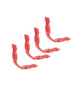 AOI MDS 01 L Bracket (4 Pieces) - Red – Image 1