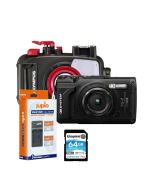 OM System TG-7 set | PT-059 + 64GB + batteries (Black) – Image 1