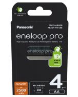 Panasonic Eneloop Pro AA 2500 mAh 4-pack penlite batteries – Image 1