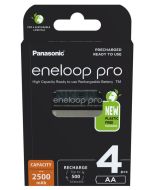 Panasonic Eneloop Pro AA 2500 mAh 4-pack penlite batteries – Image 1