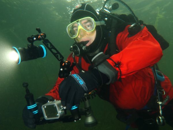 Gopro under water