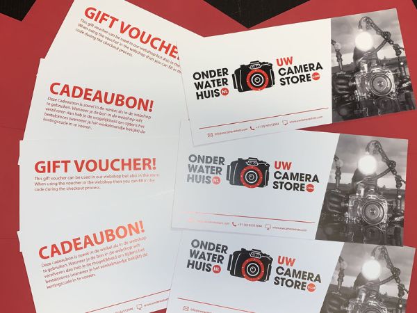 Gift vouchers UWCameraStore.com