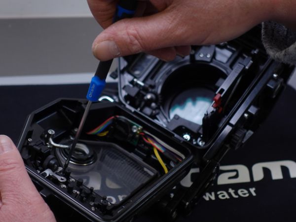 Careful maintenance and inspection of underwater housings ensures reliable performance underwater