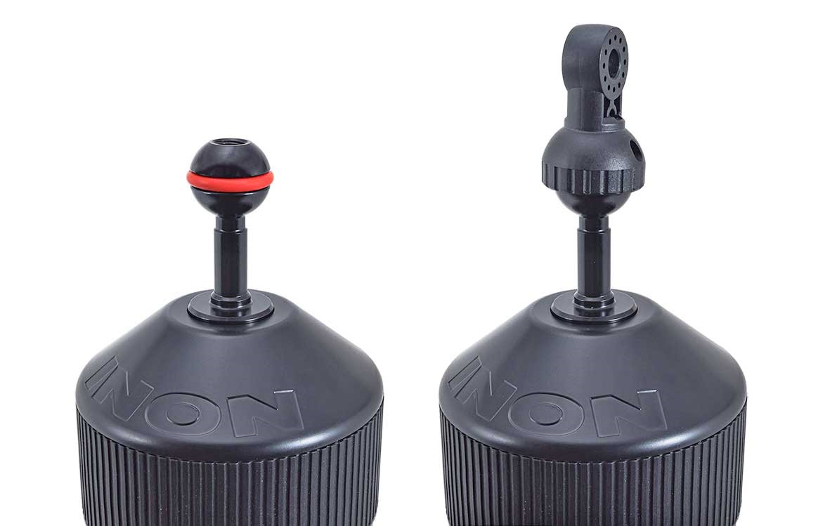 INON mega float arm with YS ball adapter