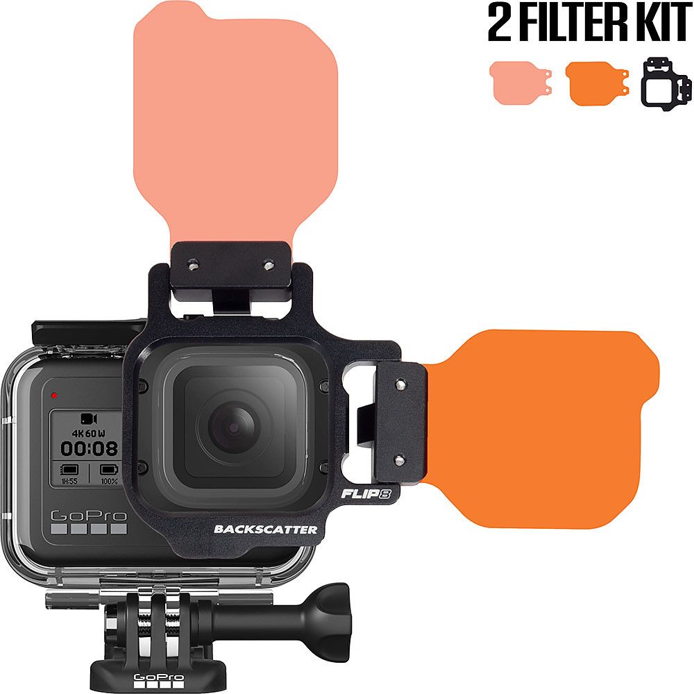 Flip Filter System And Macrosystem For Gopro 5 6 7 8 And 9