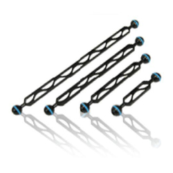 Trays and arms for underwater photography and video